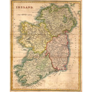 antique map of Ireland 2