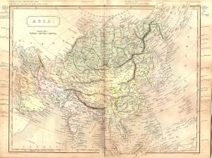 Asia antique map 1862
