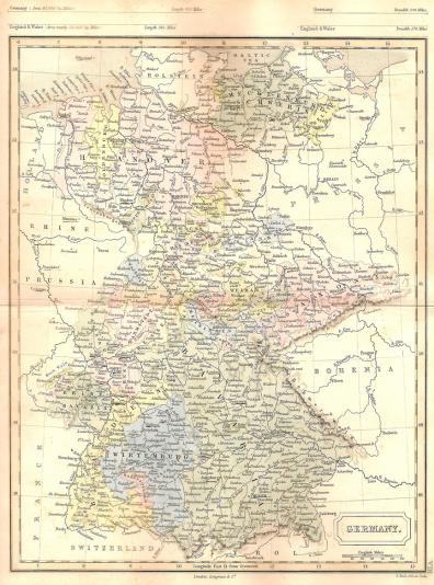 Germany antique map 3