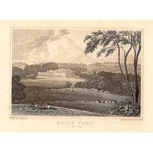 Rolls Park Loughton Essex antique print