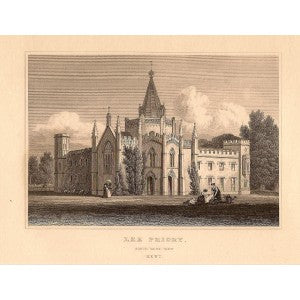 Lee Priory Kent antique print