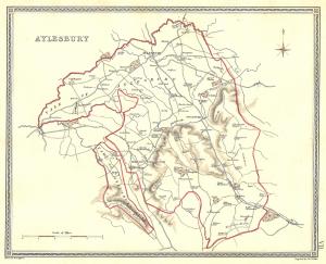 Aylesbury Buckinghamshire antique map – Maps and Antique Prints