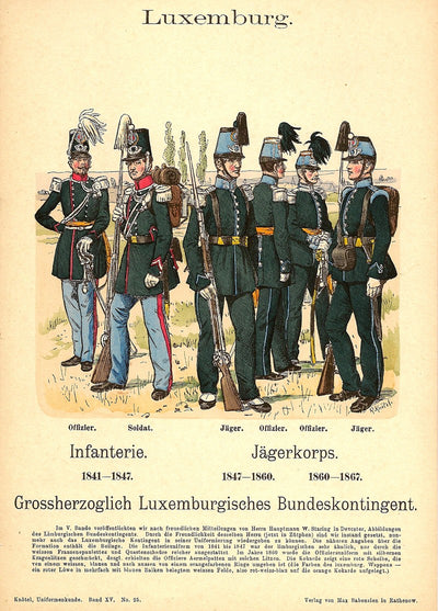 Luxembourg infantry Infanterie