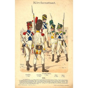 Papal States grenadiers and jagers