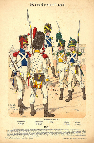 Papal States grenadiers and jagers