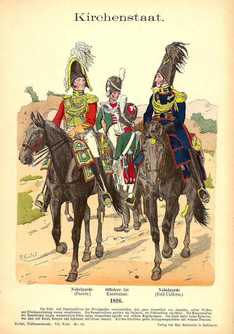 Papal State Karabiniers officers