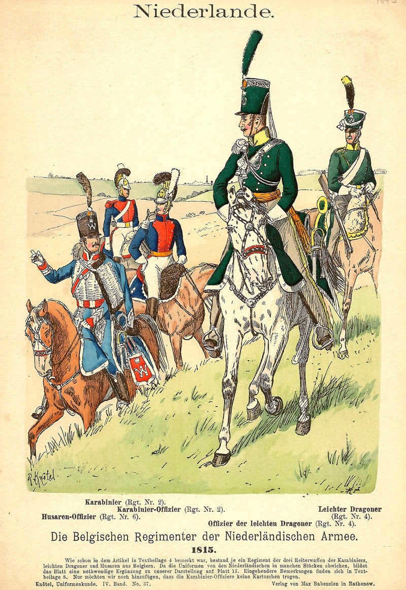 Dutch Army Belgian Regiment