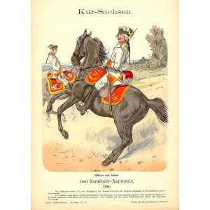 Kur-Sachsen, vom Karabinier-Regimente, 1784