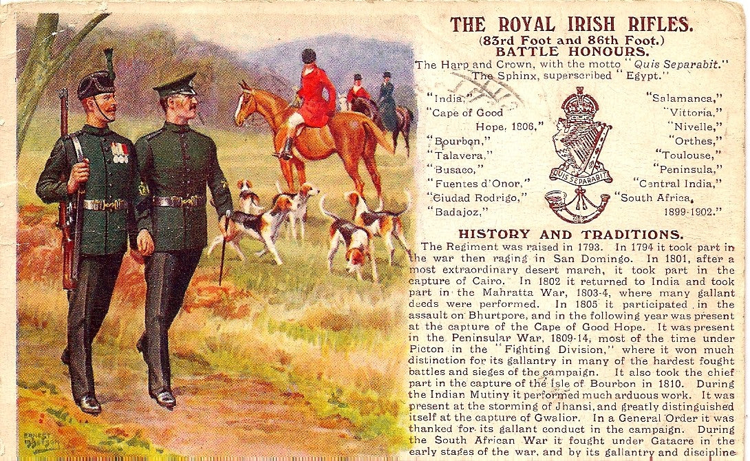 Royal Irish Rifles British Army