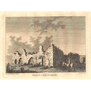 Clipston King's House Nottinghamshire antique print