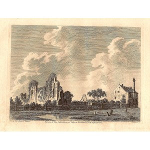 Southwell Minster Nottinghamshire antique print 1784