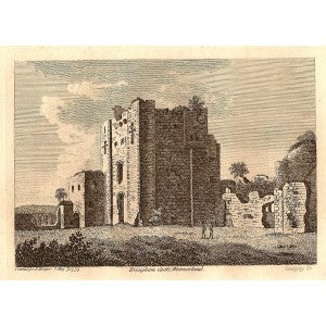 Brougham Castle Cumbria Westmorland antique print 1775