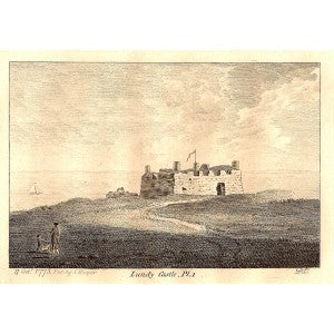 Lundy Castle Devonshire antique print 1775