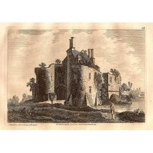 St Briavels Castle Gloucestershire antique print 1787