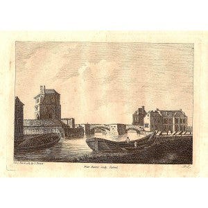 Friar Bacon's Study Oxford antique print 1785