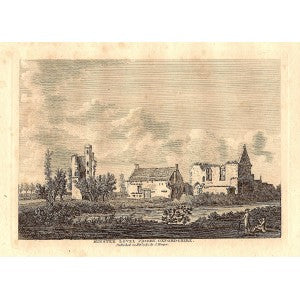 Minster Lovell Priory Oxfordshire antique print 1783