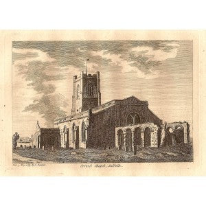 Orford Chapel Suffolk antique print