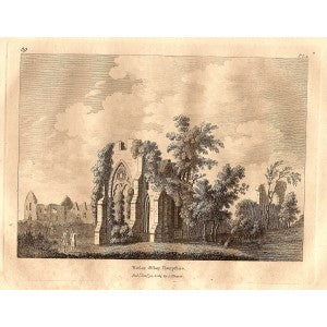 Netley Abbey Hampshire antique print