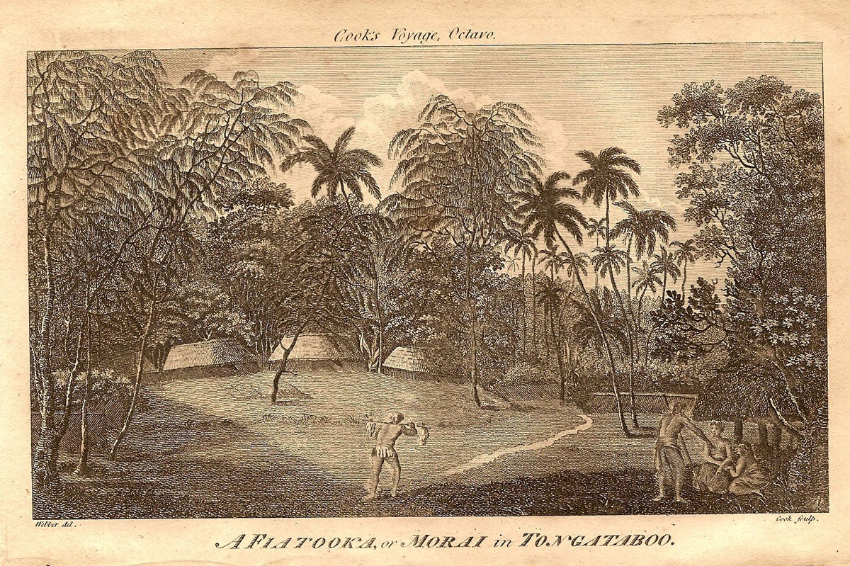 Tonga antique print 1785
