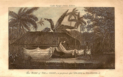 Tahiti  Otaheite antique print