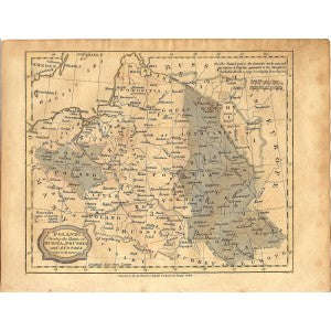 Poland antique map