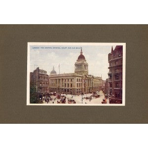 Old Bailey antique print.