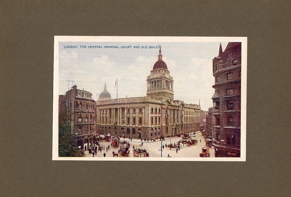 Old Bailey antique print.