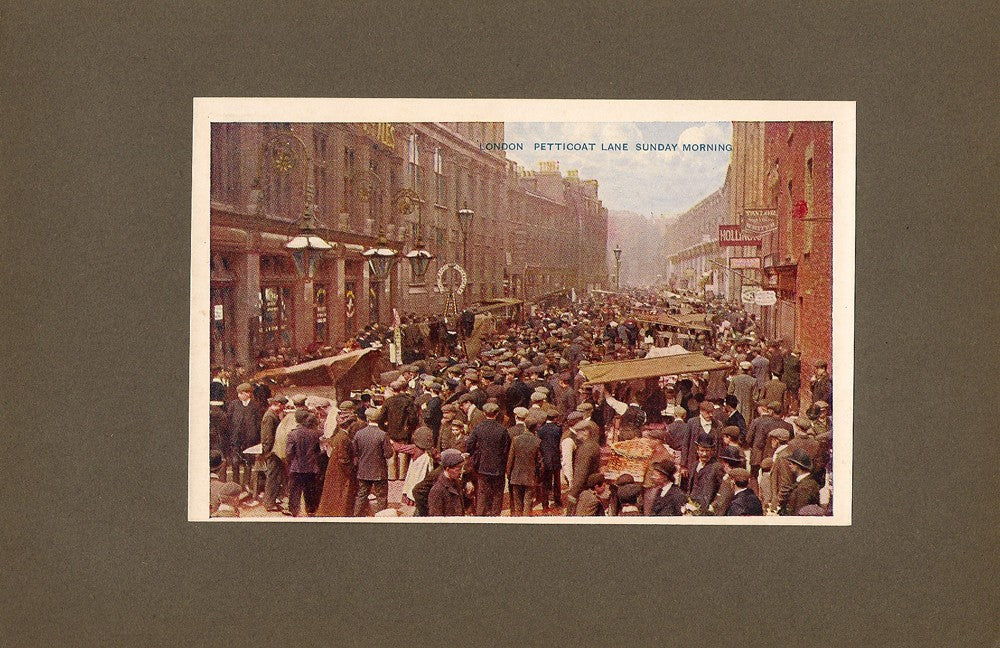Petticoat Lane antique print 1914