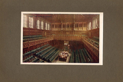 House of Commons London antique print