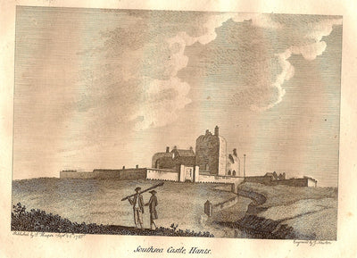 Southsea Castle Hampshire antique print