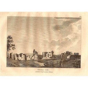 Wolvesey Castle Hampshire antique print 1783