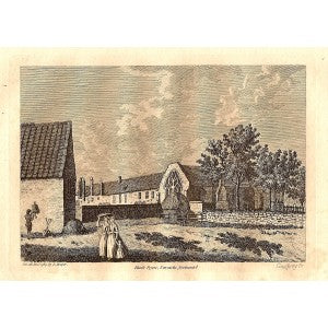 Black Friars Newcastle Northumberland antique print 1784