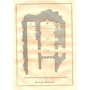 Warkworth Hermitage (Plan) Northumberland