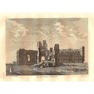 Holy Island Monastery Northumberland 1785