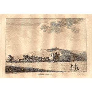 Hulne Abbey Northumberland antique print
