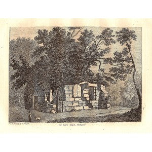 Bothal Our Lady's Chapel Northumberland antique print 1785
