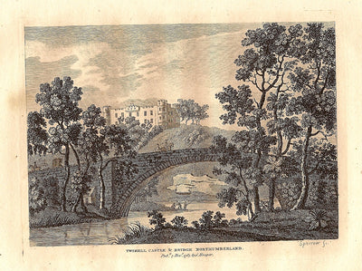 Twizell Castle &amp; Bridge Northumberland