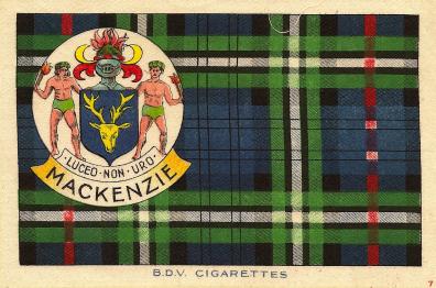 Mackenzie tartan silk