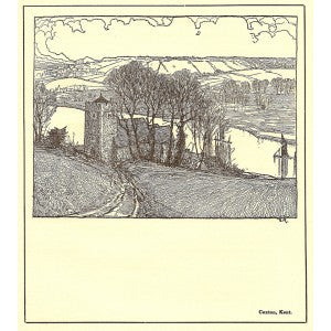 Cuxton Kent vintage print 1928