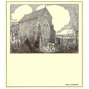 Stone Dartford Kent vintage print 1928