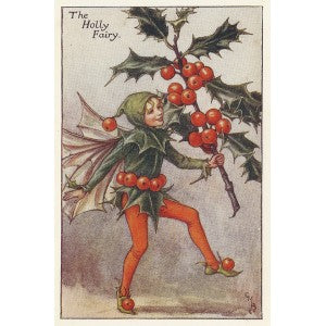 Holly Fairy original vintage print